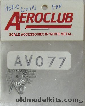 Aeroclub 1/72 (2) Hercules Engine Cooling  Fans, AV077 plastic model kit